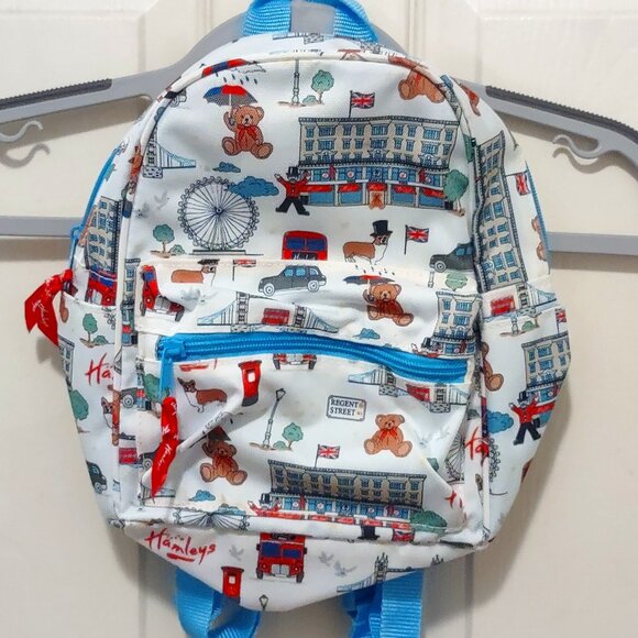 Hamleys Regent Street London Mini Backpack Travel British England Stockout NWOT - Picture 1 of 7